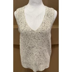 Evereve Design Cable Knit Sweater Vest Multicolor Size M